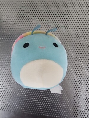 Squishmallow 5  MICHIEL the TIE DYE SNAIL Kellytoy Plush Stuffed Animal