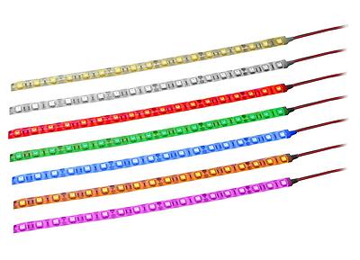 12V LED Strip Wasserdicht mit Kabel Selbstklebend 5050 SMD KFZ Beleuchtung 3M