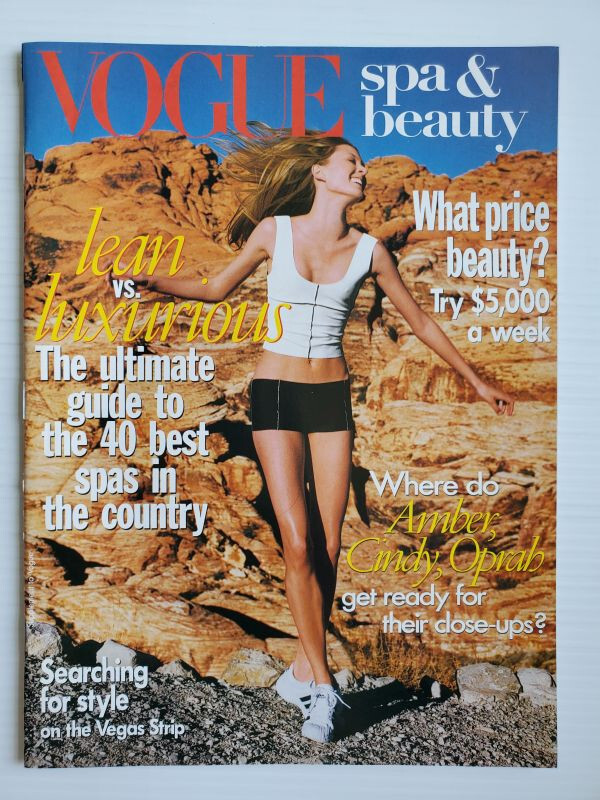 1998 Vogue Supplement magazine SPA & BEAUTY Liisa Winkler Gisele