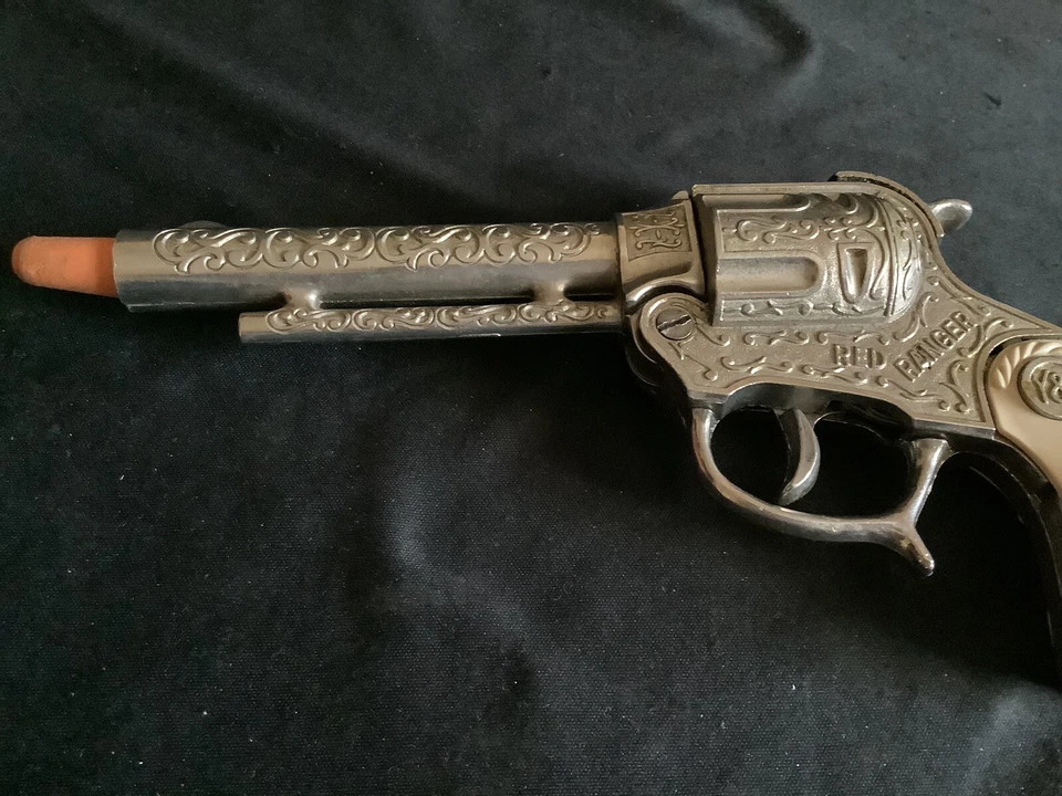 Pistola de casquillo Wyandotte Red Ranger 1955 excelente Foto 2 de 4