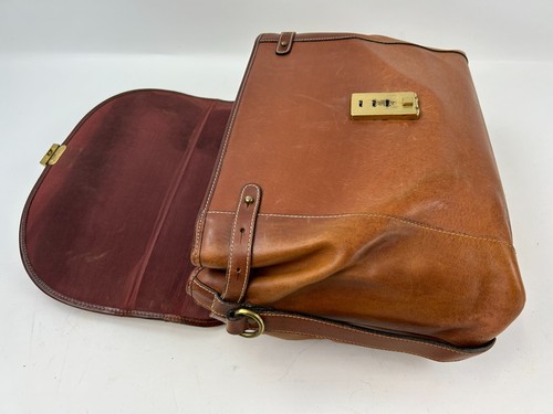 Vintage Leather BALLY Business Executive Professional Briefcase Bags Mens - Picture 7 of 15