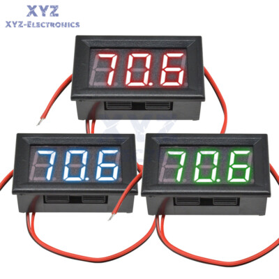 AC 70V-500V 0.56'' LED Panel Digital Voltmeter Voltage Meter Blue/Green/Red/White