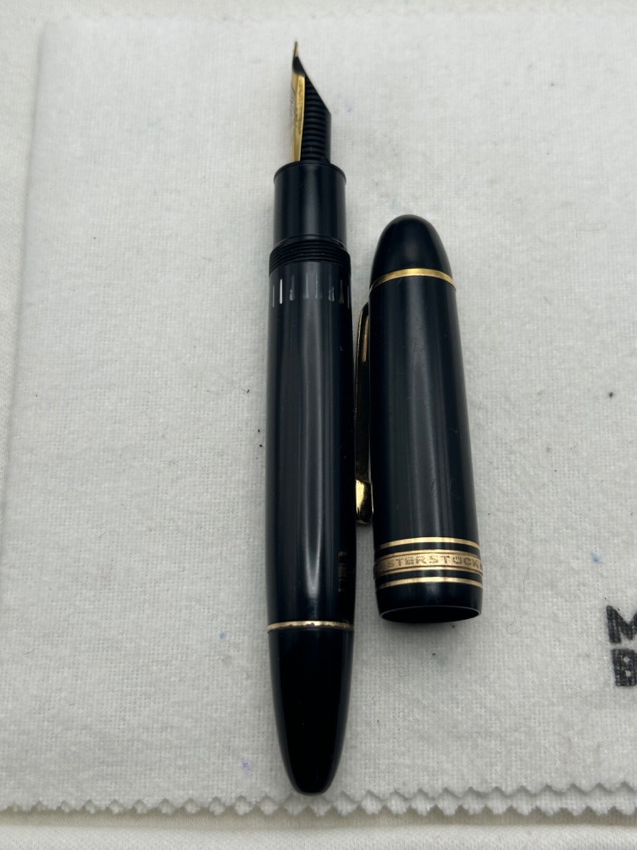 Montblancs 149 Tri-color 18C Broad Nib, Late 1960s-Exc. Condition