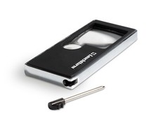 Lighthouse Pocket Magnifying Glass 2.5x and 10x Magnification with LED