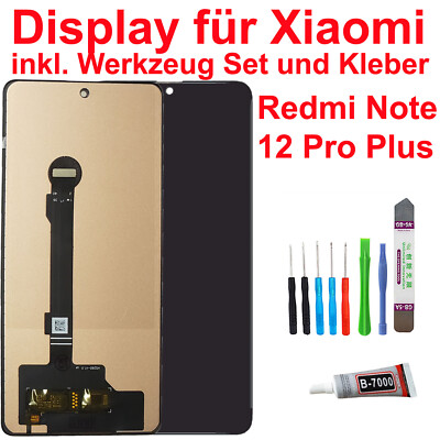 Replacement Display for Xiaomi Redmi Note 12 Pro Plus 5G M16U LCD Screen +Tool