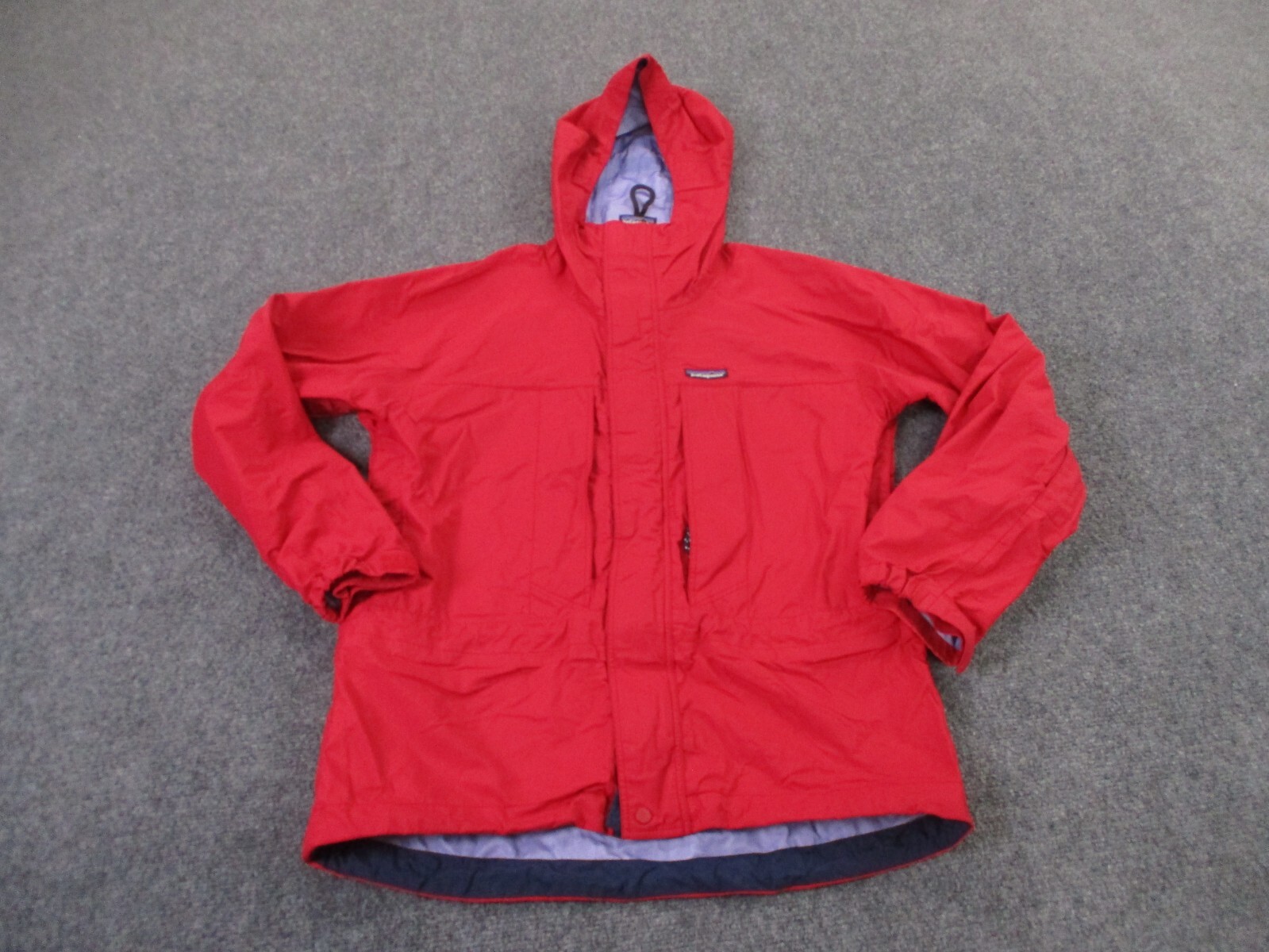 Vintage Patagonia Jacket Men XS Red Stretch Active Rain Coat Hiking Outdoor