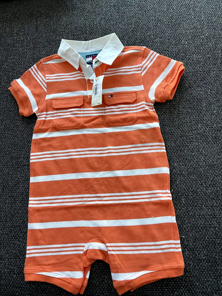 Romper tommy hilfiger baby sales