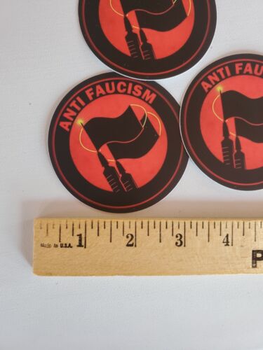 ANTI FAUCISM STICKER PARODY OF ANTIFA *** WORLDWIDE 🌐 SHIPPING *** - Picture 2 of 2