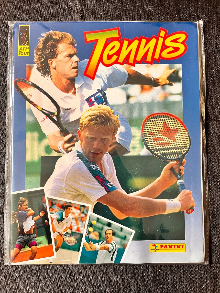 Lot De 3 Autocollants Panini Tennis ATP Tour 1992 - Forget, Leconte, Noah (neufs)