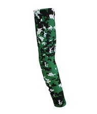 NEW Baseball Softball Dri Fit Compression Arm Sleeve Green Black Digital Camo