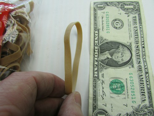 Lot 75 Pc Large Heavy Duty Rubber Bands 1/4" x 3-1/2" x 12.5" Stretched, Bundle - Picture 4 of 12