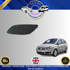 Vauxhall Zafira 2008-2014 Front Bumper Grille Left Passenger Side OE 13263115