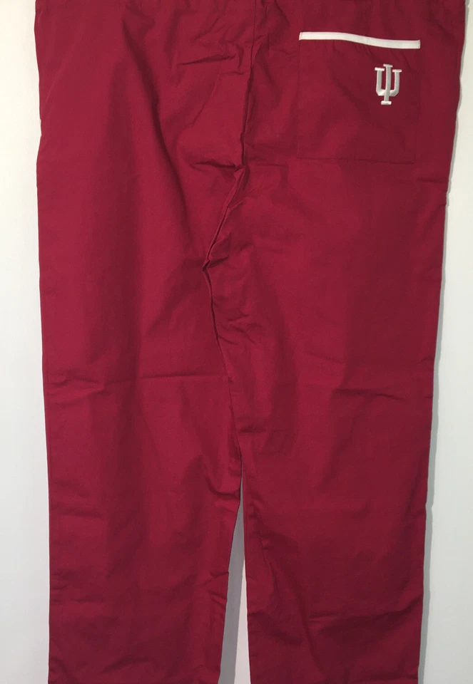 NCAA College Team Scrubs-Indiana University Hoosiers Scrub Pant Bottoms Size M - Image 2 of 4