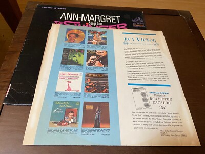 Ann-Margret~Songs from the Swinger~VG+ INNER~Pop Vocal Jazz