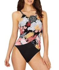 Magicsuit by Miraclesuit Lisa Lotus Blossom Women's Swimsuit Size 8  Underwire