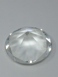 Decorative 118mm Giant Clear Home Decor Glass Crystal Diamond