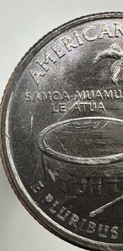 2009 P American Samoa Quarter with Annealing properties and that’s the red color - Picture 9 of 14