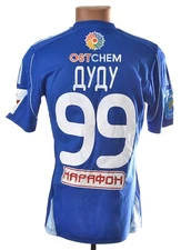 DYNAMO KYIV 2013/2014 AWAY MATCH WORN ISSUE FOOTBALL SHIRT 99 DUDU S