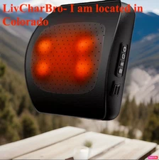 Car & Wall Plug Back Massager Heat Massager Neck/Back 3D Kneading