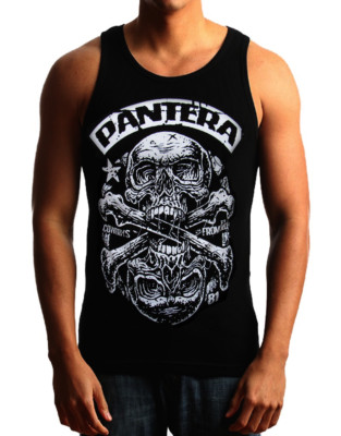 PANTERA COWBOYS FROM THE HELL PUNK ROCK  Band Black Tank Top