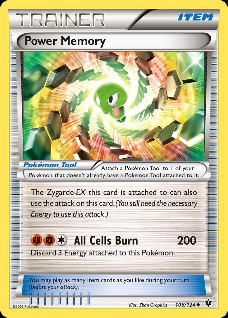 Pokemon Power Memory (108/125) Fates Collide LP