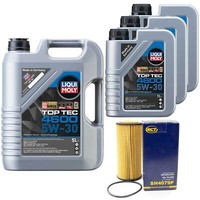 MotoröL Set Top Tec 4600 5W-30 8 Liter + ÖLfilter FüR Audi A6 Avant S6 Plus 4A5