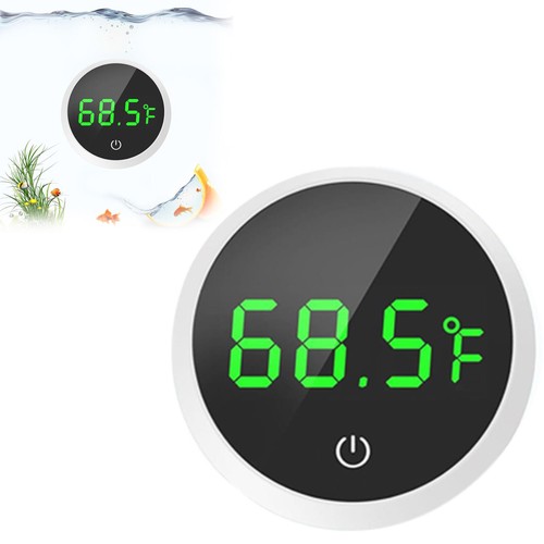 Aquarium Digital Thermometer LED Fish Tank Temperature Gauge Wireless - Picture 15 of 20