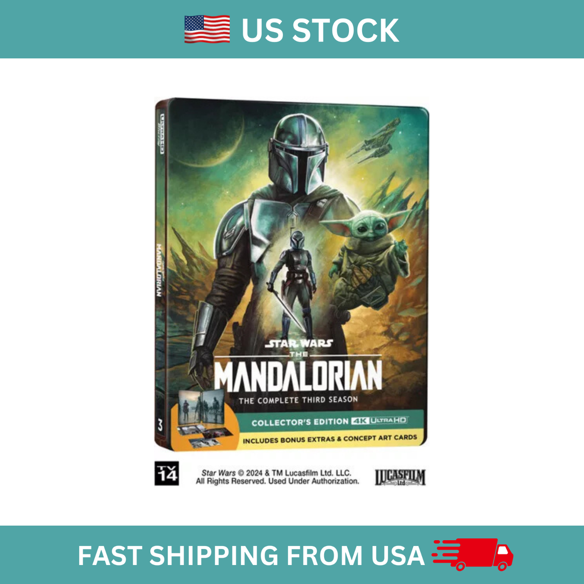 The Mandalorian3 4K UHD ブルーレイ Star Wars Mandalorian Season