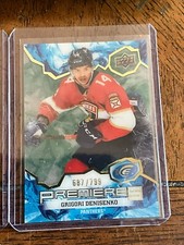 2021-22 Upper Deck Ice Premieres GREEN #227 Grigori Denisenko #'d 687/799