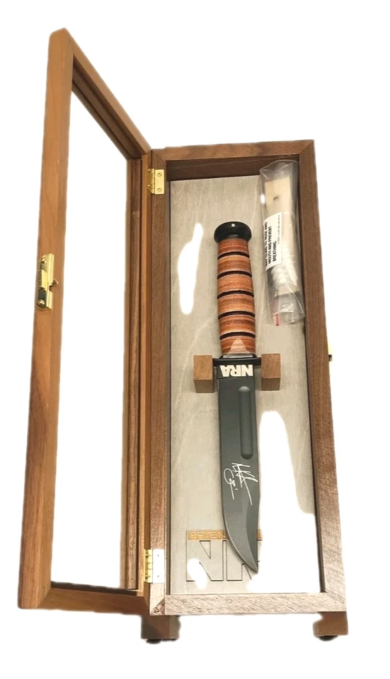Friends Of The NRA KA-BAR Knife Limited Edition Signed By Mark “OZ” Geist - Image 2 of 4
