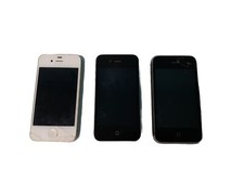 Lot Of 3 Vintage Apple iPhones A1387,A1303 Used-repairs Or Parts "All Turn On"