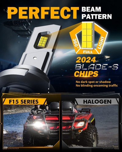 Faro LED Hi/Lo + bombillas antiniebla para Jeep Liberty 2008-2012 Auxbeam Canbus - Imagen 9 de 12