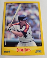 1988 Score Glenn Davis #460 Houston Astros 1st Base MLB Baseball Vintage