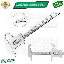 Boley Gauge 6" Vernier Caliper 10 CM Measuring Dental Orthodontic Inst German Gr