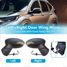 RH + LH Pair Electric Door Mirror No Heat Suitable For Ford Fiesta WS WT 08~17