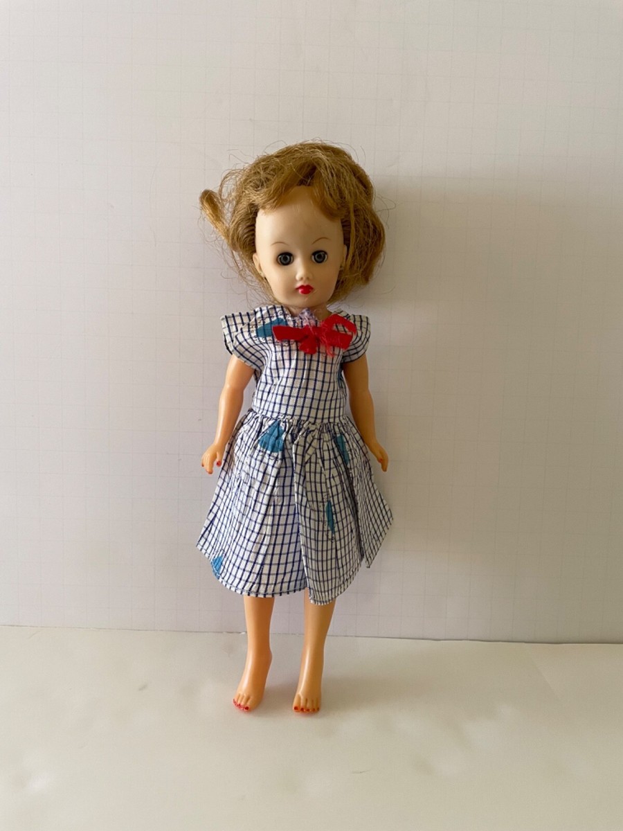 Vintage 1950s Kellogg's The Grown Up Doll Dress Plaid Taffeta