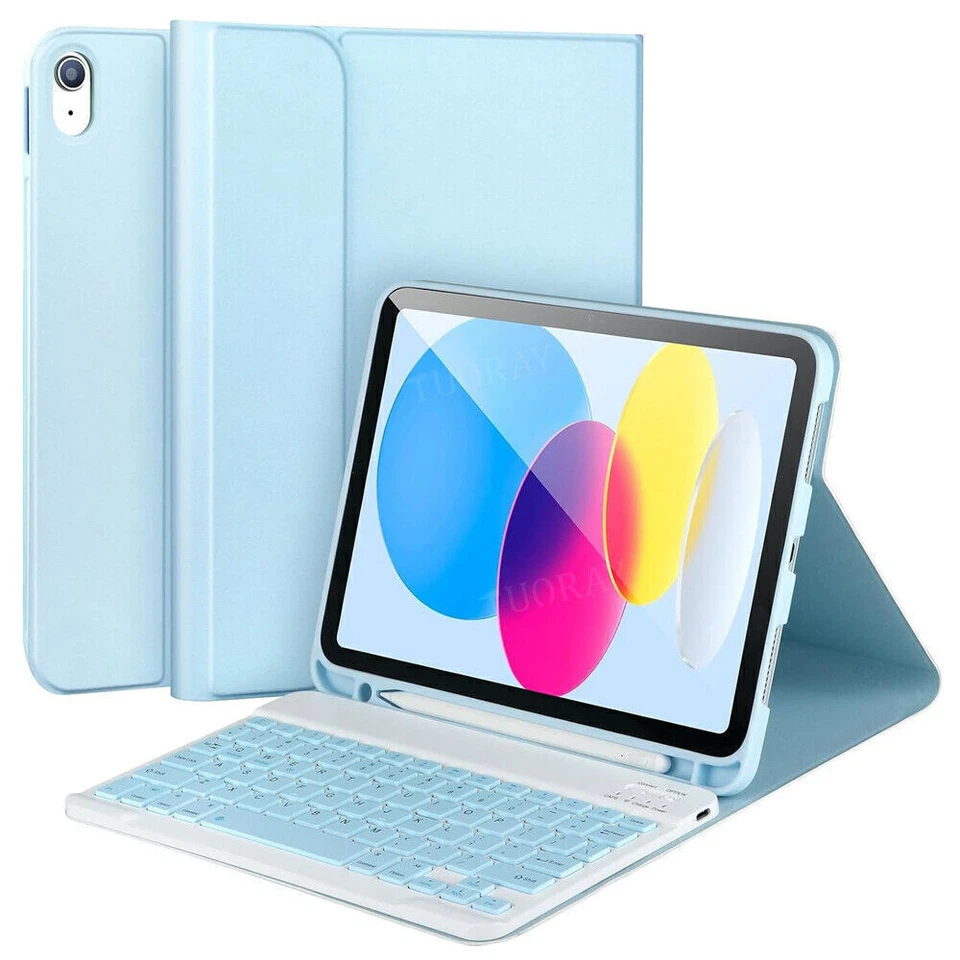 Keyboard Case Mouse For iPad 5/6/7/8/9/10/11th 11" A16 2025 Gen Pro Air 11 M3 - Image 3 of 4