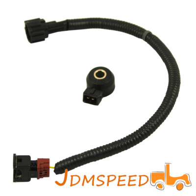 Knock sensor & 14 "Wiring Harness For 95-04 Nissan Pickup Altima Maxima