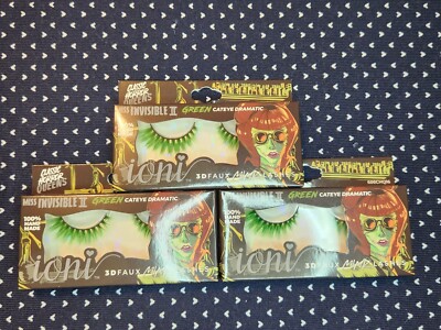 Ioni Lashes Halloween Edition ''Classic Horror Queens'' (Green Cateyes Dramatic)