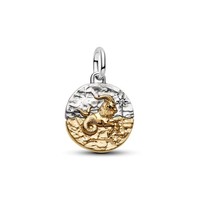 Pandora Charm 764987C01 Sternzeichen Steinbock Medaillon-Charm 14K Vergoldung