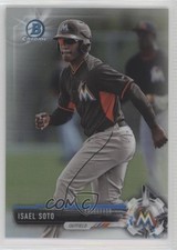 2017 Bowman Chrome Prospects Refractor 136/499 Isael Soto #BCP129 0w8