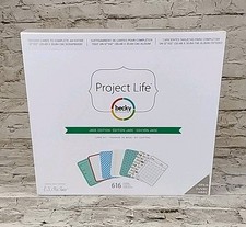 NEW UNOPENED PROJECT LIFE BY BECKY HIGGINS CORE KIT JADE EDITION 616 CARDS FUN 