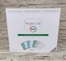 NEW UNOPENED PROJECT LIFE BY BECKY HIGGINS CORE KIT JADE EDITION 616 CARDS FUN!