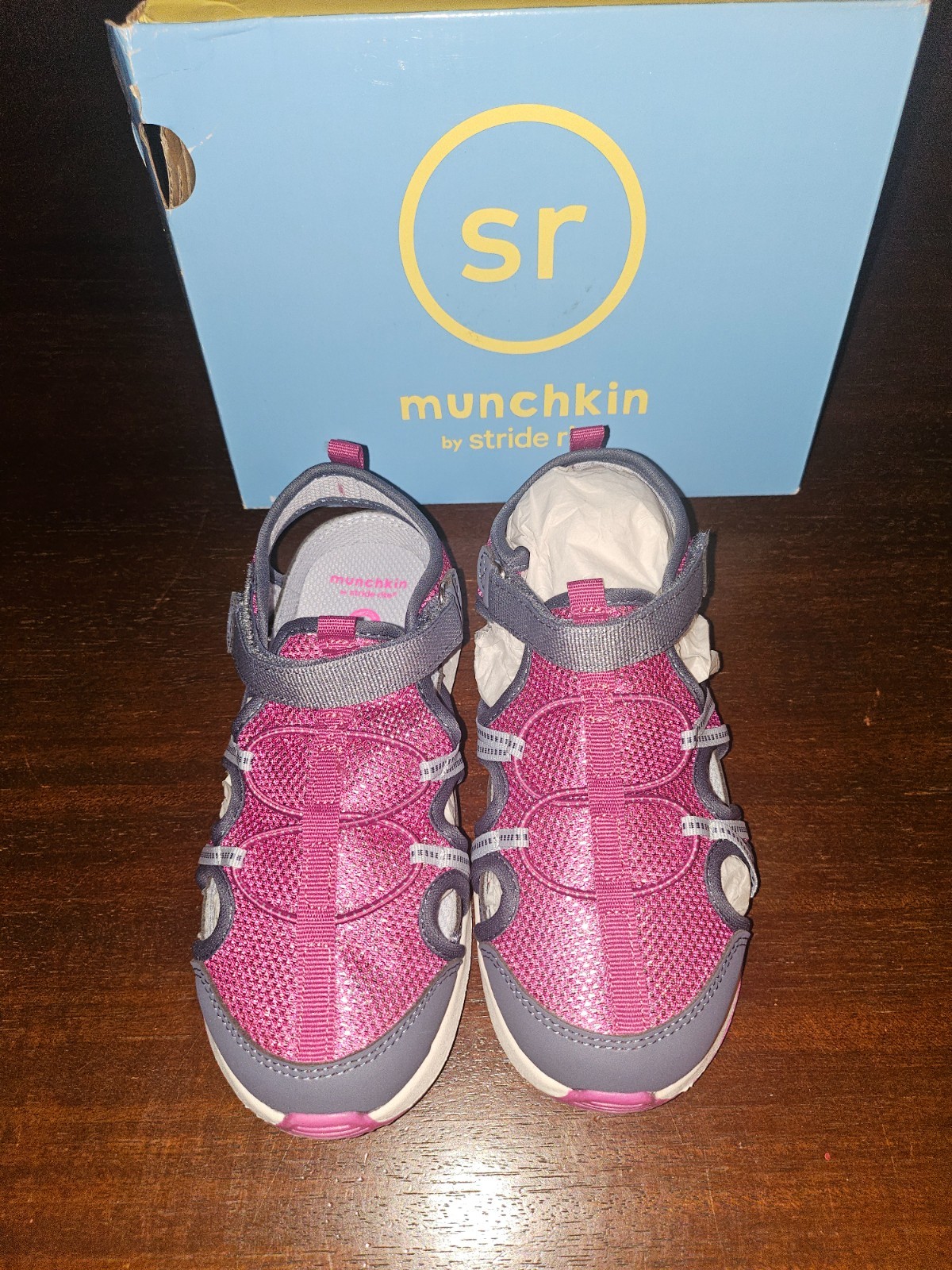 Munchkin Stride Rite Coast Pink Sneaker Sandal Toddler Girls