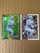 2026 Topps Series 1 - Jac Caglianone Green Easter Foil & Base RC 2 Card Lot
