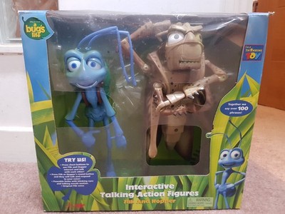 A Bugs Life Flik und Hopper interaktive sprechende Actionfiguren - selten