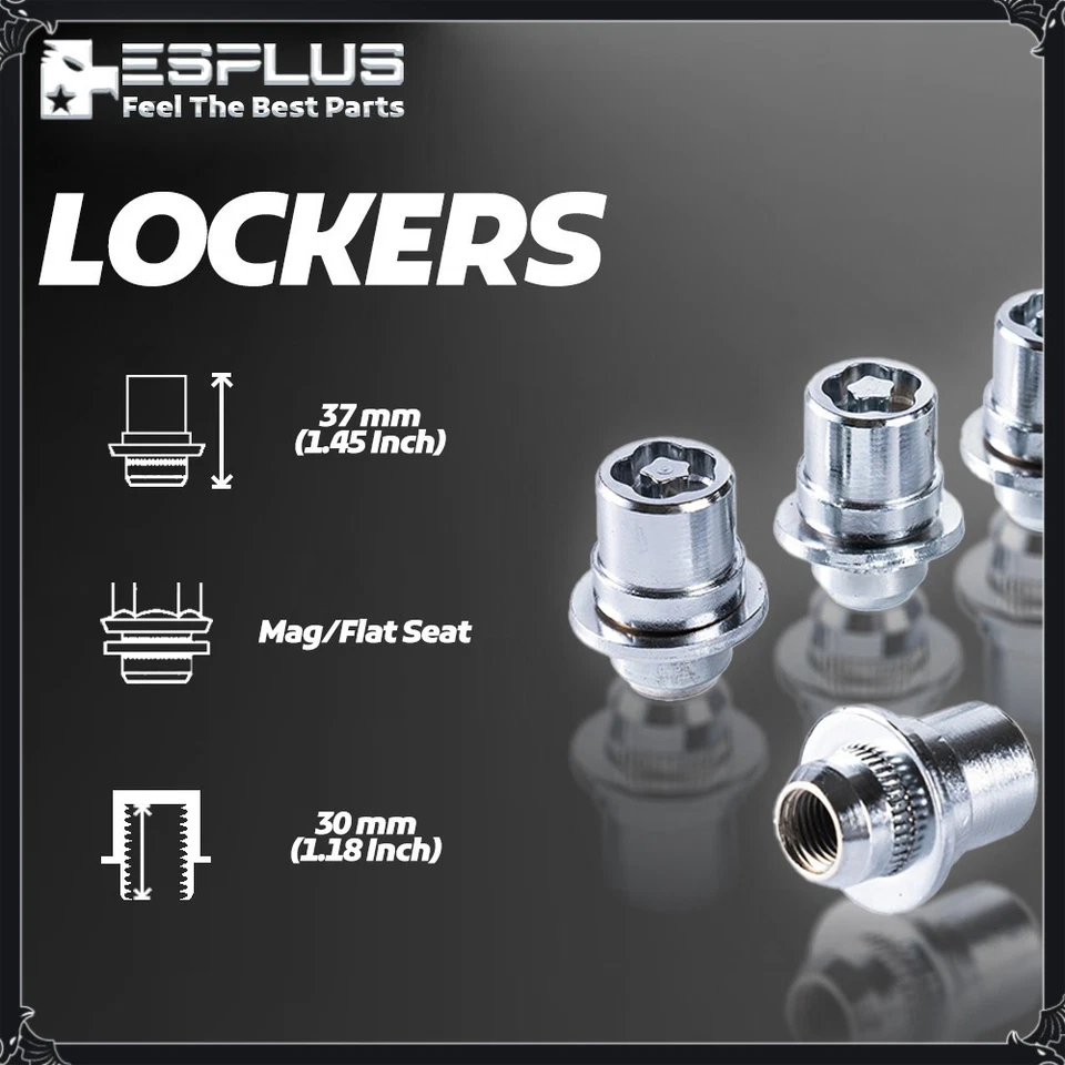 Juego de bloqueo de rueda de 24 piezas OEM M12x1,25 cromado apto para Nissan NP300/NV350/Pathfinder/Titanio Foto 3 de 4