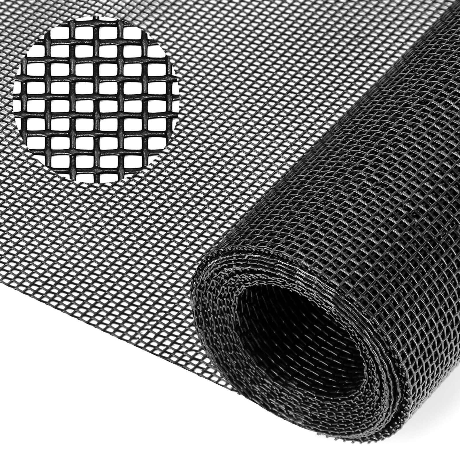 Pet Proof Door Window Screen 39x100 Inches Thickened Durable Vinyl Coated Mesh