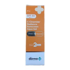 The Derma Co C-Cinamide Sunscreen SPF 50 Aqua Gel 50 Grams