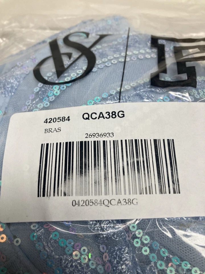 VS Sequin Bra Push Up Without The Padding Size 38 G - Image 2 of 4